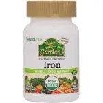 NaturesPlus, Source of Life Garden, Iron, 30 Vegan Capsules