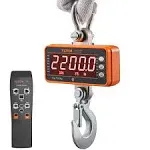 VEVOR Digital Crane Scale,2200 lbs/1000 kg,for Construction,Factory,Fa