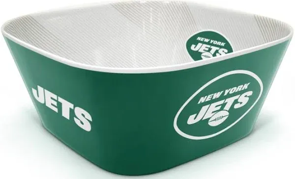 YouTheFan NFL New York Jets Large Party Bowl