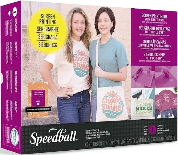 Speedball Deluxe Craft Vinyl Screen Printing Kit