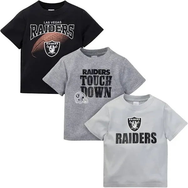 Gerber Las Vegas Raiders Baby & Toddler Short Sleeve Tees