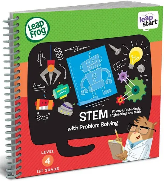 Leapfrog LeapStart 1st Grade Activity Book: Stem (Science, Technology, Engineering and Math)