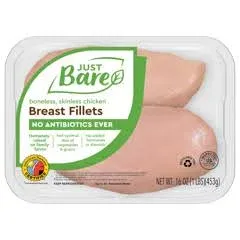 Just Bare Boneless Skinless Chicken Breast Tenderloins