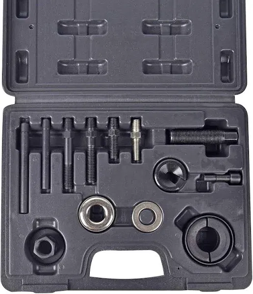 Pulley Puller and Installer Kit, Power Steering Pump Remover Alternator AC Pulley Puller & Installer Set (MKT027)