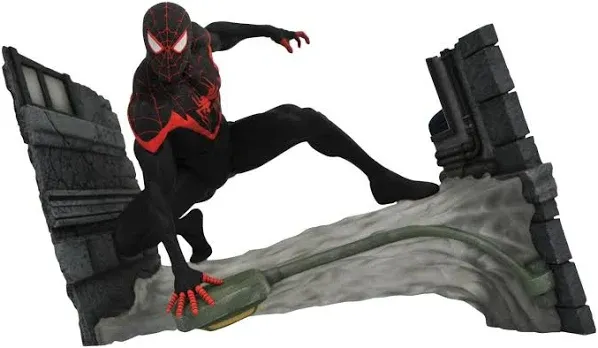 Diamond Select Marvel Gallery Spider-Man Miles Morales Box For PVC Box Only !