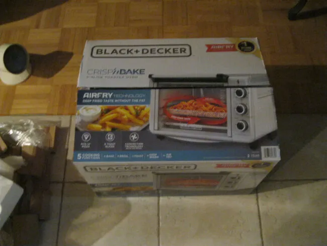 Black and Decker Crisp'n Bake Air Fry Toaster Oven, Refurbished