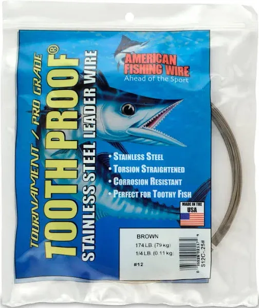 AFW Tooth Proof Stainless Steel Leader Wire