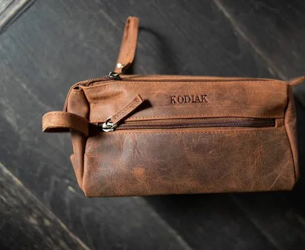 Kodiak Leather Co. Small Toiletry Bag