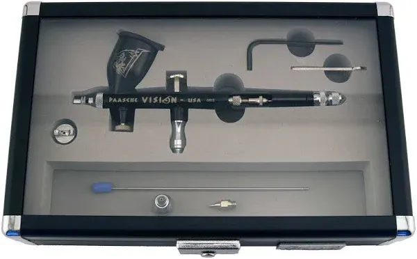 Paasche Airbrush TGX-2F Vision Gravity Feed Double Action Airbrush Set