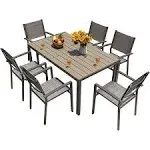 Devoko 7 Piece Patio Dining Set