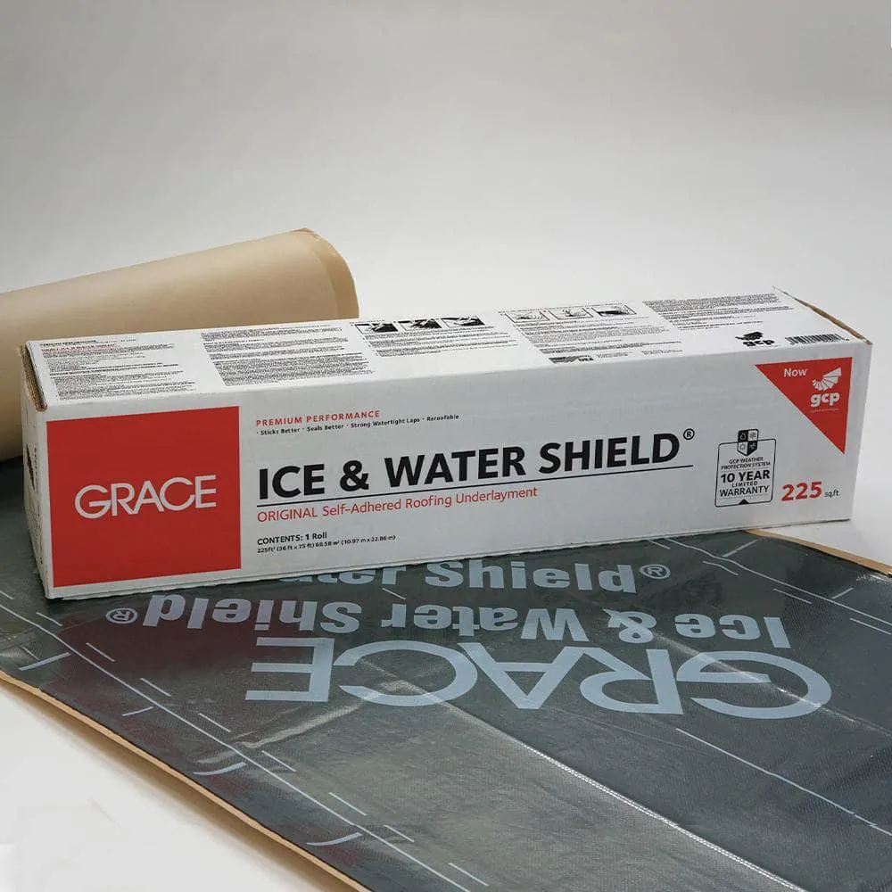 Grace Ice and Water Shield 36 in. x 75 ft. Roll Self-Adhered Roofing Underlayment (225 sq. ft.)