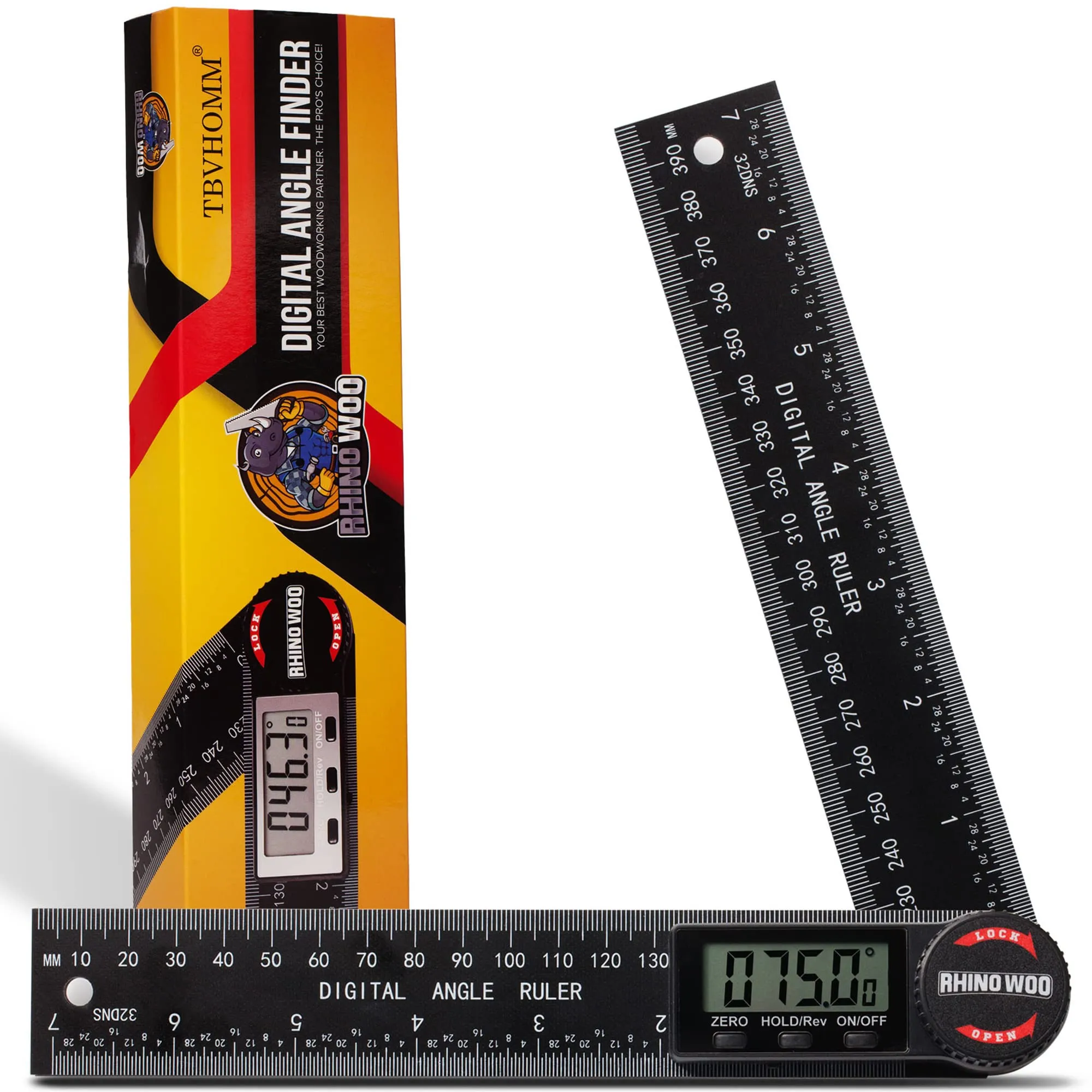 Digital Angle Finder Protractor, Angle Finder Ruler with Enhanced ABS