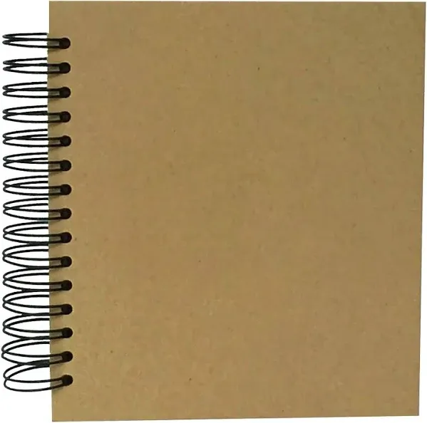 Recollections Spiral Kraft Chipboard Journal