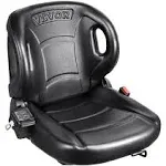 VEVOR Universal Forklift Seat - Tractor Seat with Adjustable Angle Back Micro Switch & Seatbelt