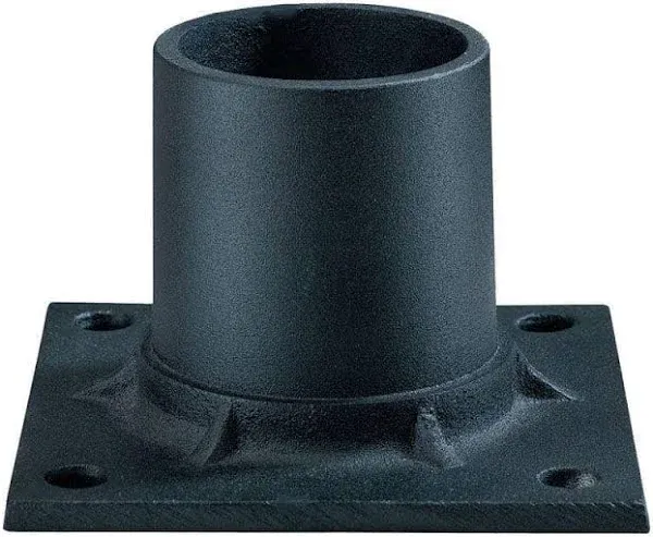 Acclaim C347BK Lamp Posts Accessories Collection Pier Mount Adapter Accessory, Matte Black