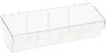 Azar Displays 556114 13&#034; W Acrylic Bin for Pegboard/Slatw<wbr/>all 4 Pack