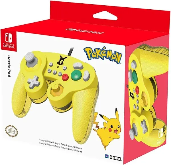 Hori Classic Controller for Nintendo Switch Pikachu Wired type