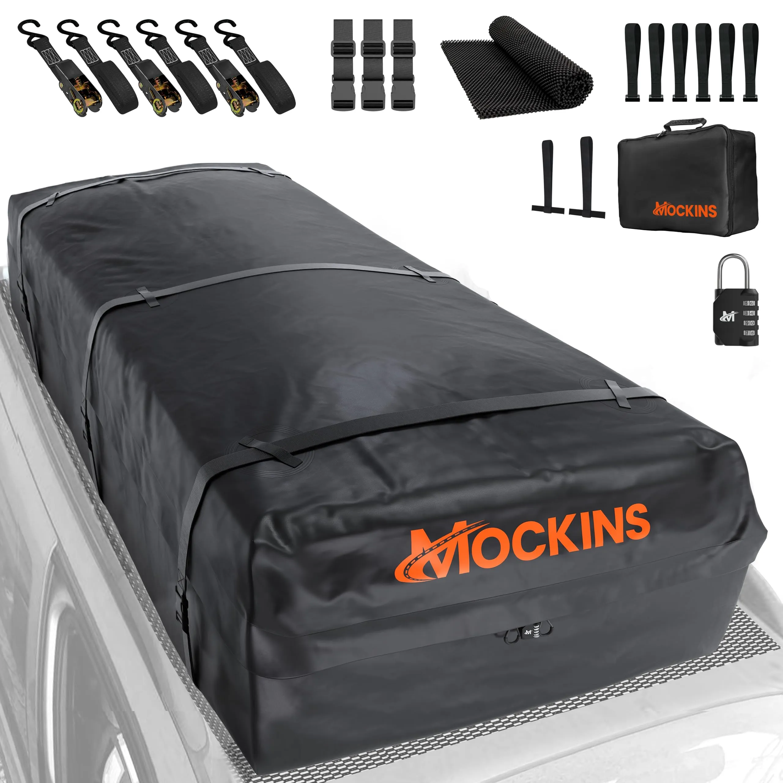 Mockins 50 CuFt Waterproof Rooftop Cargo Carrier Bag