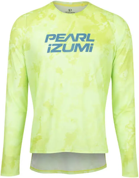 Pearl Izumi Elevate Long Sleeve Jersey - Mystic Blue Camo - Small