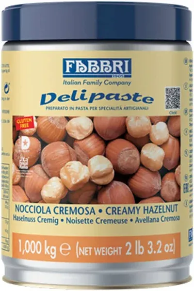 Fabbri Delipaste 1 kg Creamy Hazelnut Flavoring Paste