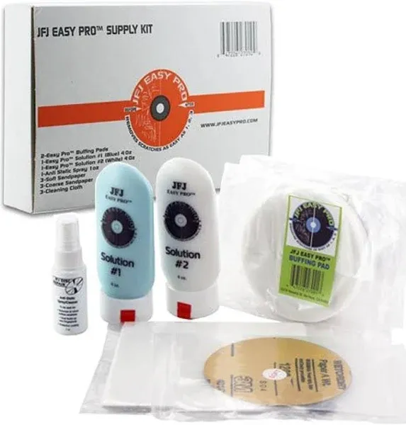 JFJ Disc Repair Easy Pro Plus Solution/Sandp<wbr/>aper Kit (Course) or (Soft) You Pick