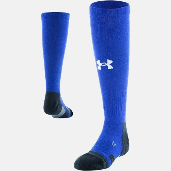 2 Pairs Under Armour UA Team Over-the-Calf Socks Youth 13.5K-4.5 Cleveland Brown