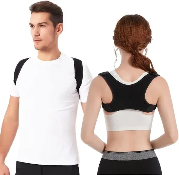 Posture Corrector for Women, Adjustable Back Brace for Men, Back Support, Shoulder Brace, Neck and Back Pain Relief, Shoulder and Back Straightener, Back Brace for Posture, Upper Back Corrector