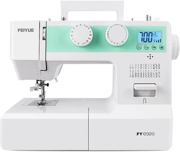 FEIYUE FYe320 Domestic Sewing Machine with Foot Pedal, Adjustable Sewing Spee...