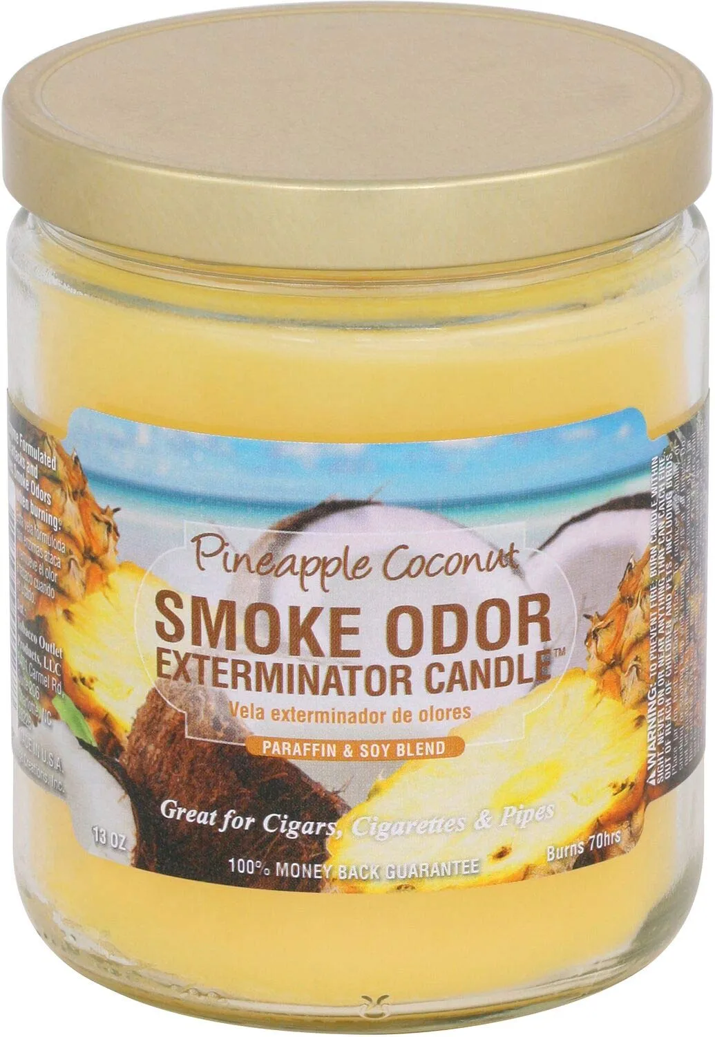 Smoke Odor Exterminator Candle, Pineapple & Coconut - 13 oz