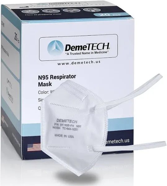 Demetech Corporation N95 Respirator Face Mask