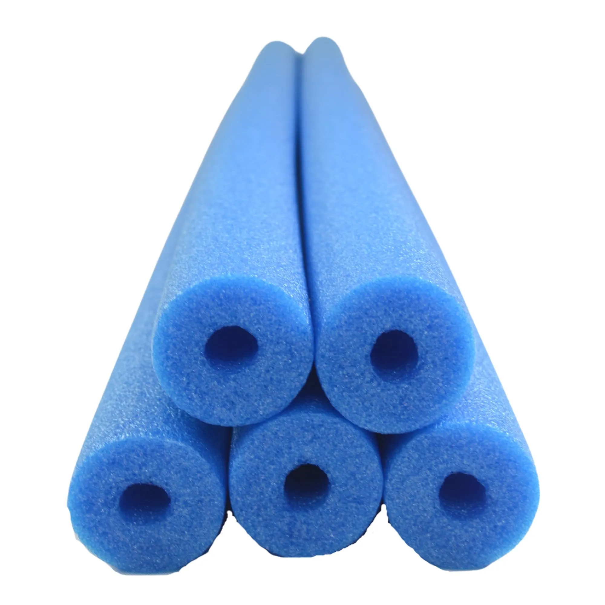 Fix Find, Inc. 52 inch Hollow Foam Pool Noodle, Blue & Yellow, 5 Count Pack