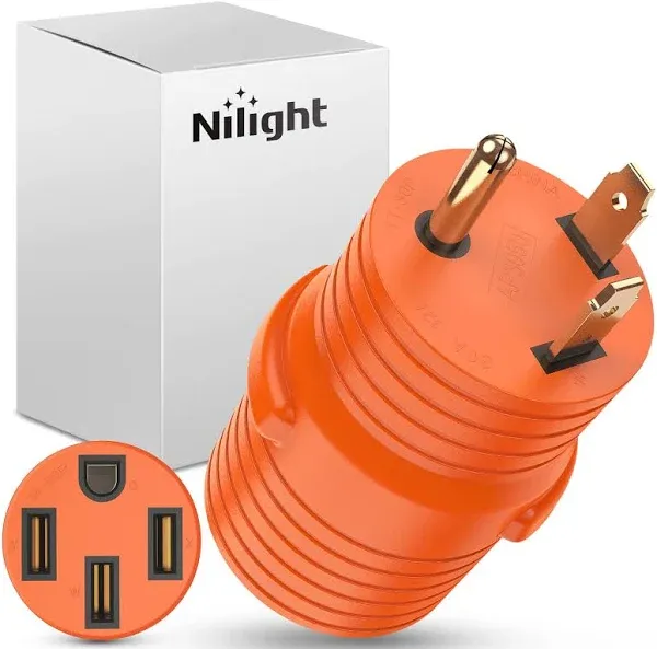 Nilight 30 Amp to 50 Amp RV Power Adapter