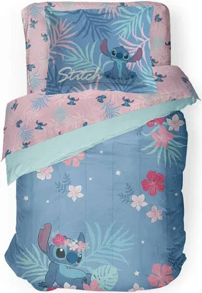 Jay Franco Disney Lilo & Stitch Paradise Dream Full Comforter & Sham Set