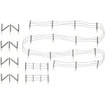 Woodland Scenics 2980 HO Scale Barbed Wire Fence - Kit with Gates, Hinges & Planter Pins -- Total Scale Length: 192'  58.5m