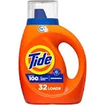 Tide He Liquid Laundry Detergent, Original Scent