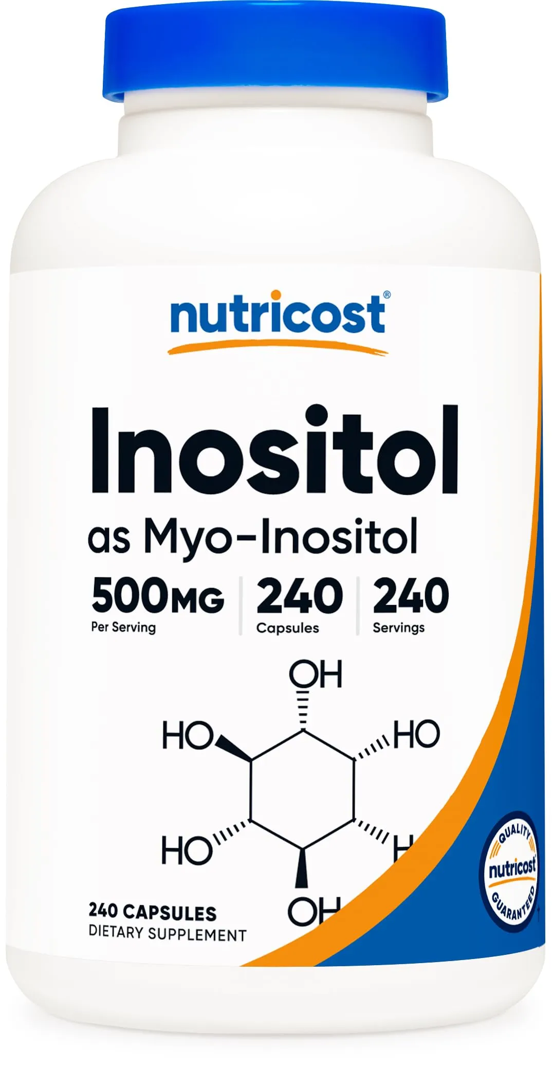 Nutricost Inositol 500 mg - 240 Capsules