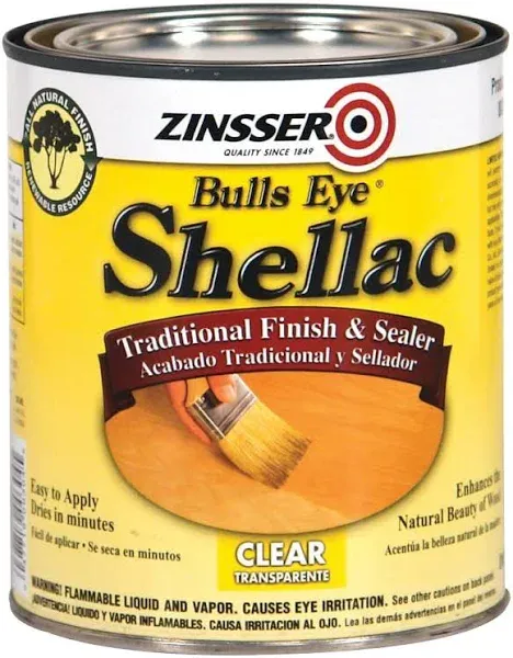 Zinsser 1 Quart Clear Bulls Eye Shellac