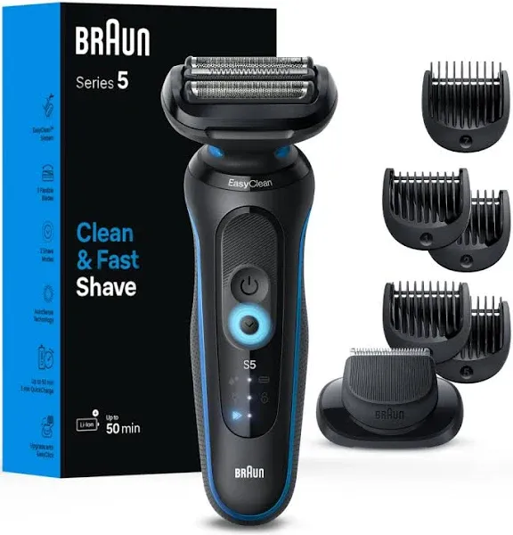 Braun Electric Shaver Series 5 5150cs, Wet &amp; Dry Turbo Shaving &amp; Stand      SB11