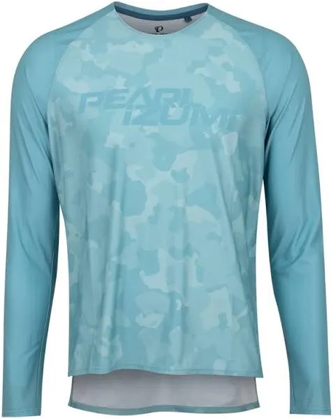 Pearl Izumi Elevate Long Sleeve Jersey - Mystic Blue Camo - Small