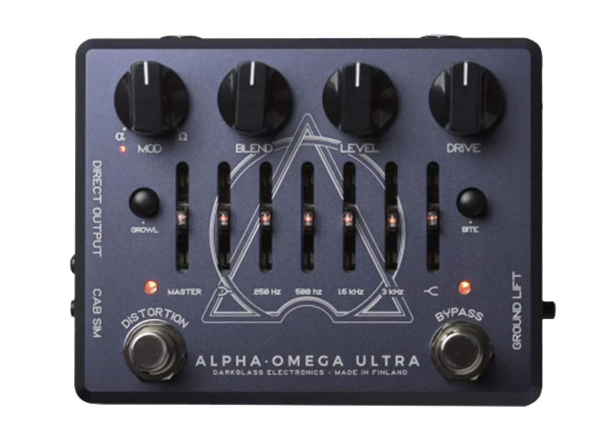 Darkglass Alpha Omega Ultra Bass Preamp Pedal