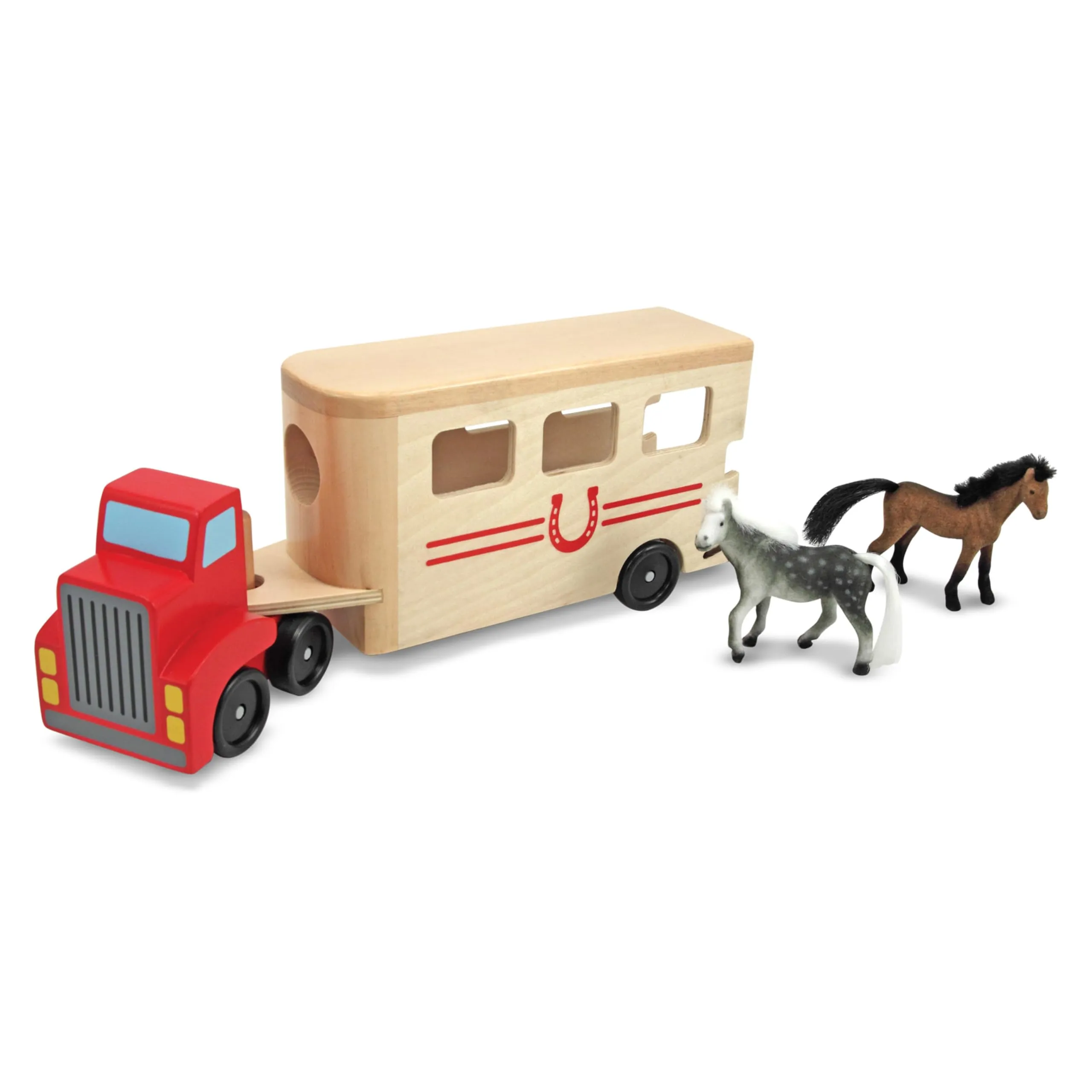 Melissa & Doug Wooden Horse Carrier