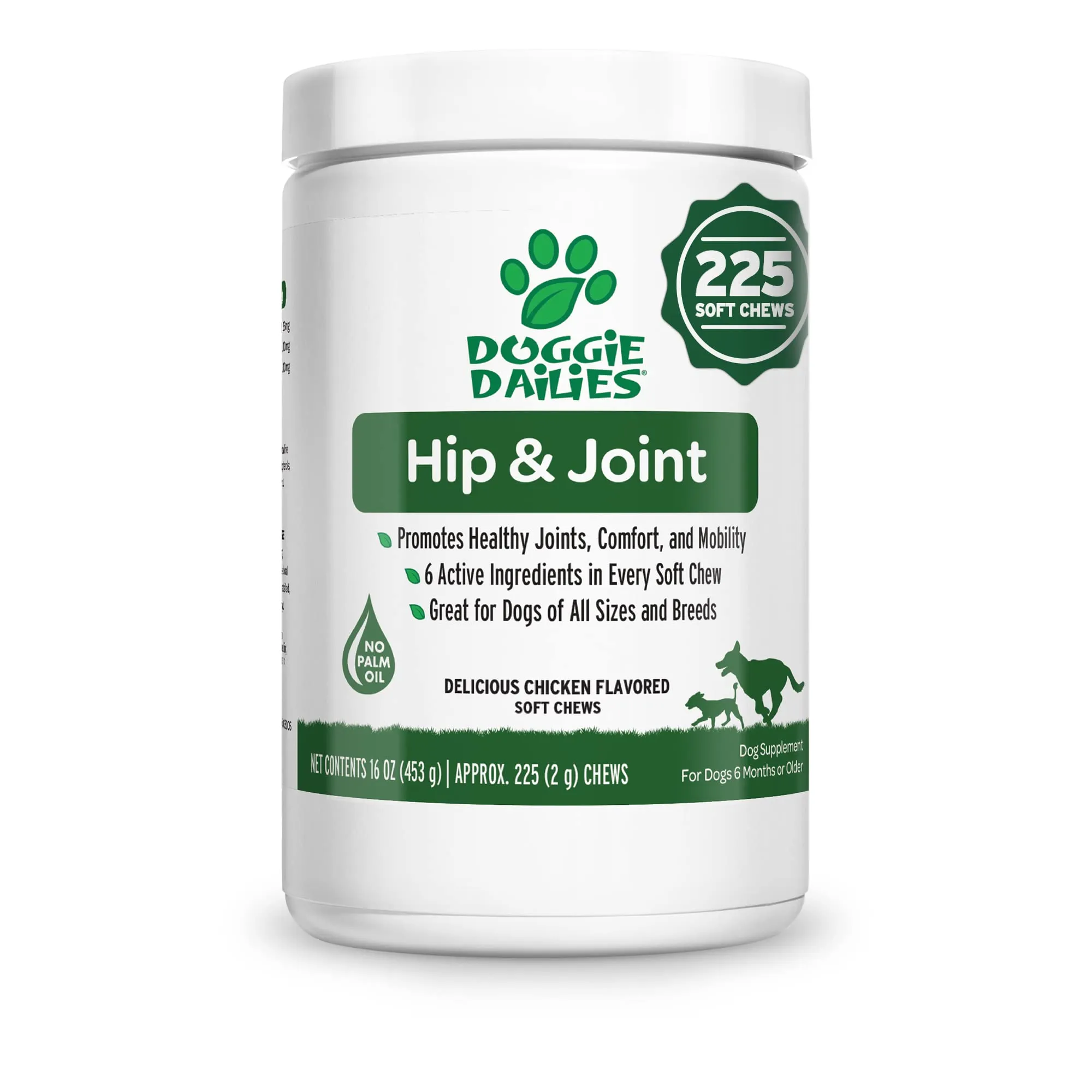 Doggie Dailies Hip & Joint Support for Dogs