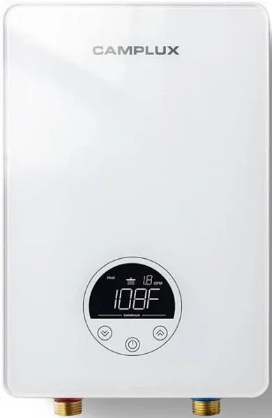 Camplux TE06PRO 1.8 GPM 6kW Tankless Electric Water Heater