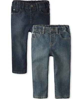 The Children's Place Baby and Toddler Boys' Basic Skinny Jeans, Multipack