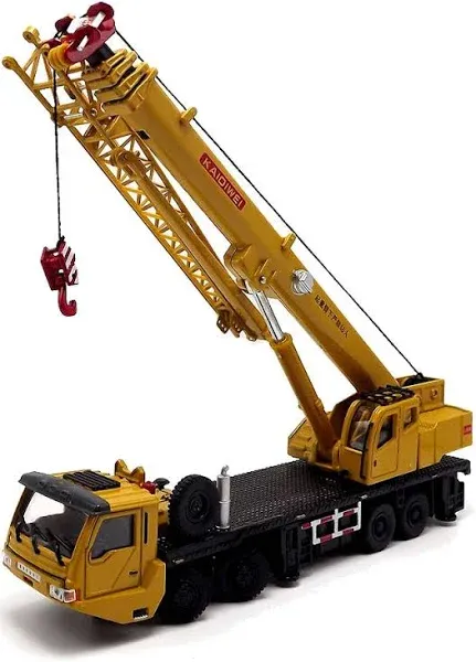 EMART Alloy Die-Cast Model Toy Engineering Heavy Crane Truck Vehicle Car Simulation Miniature 1:55 Kids Gift