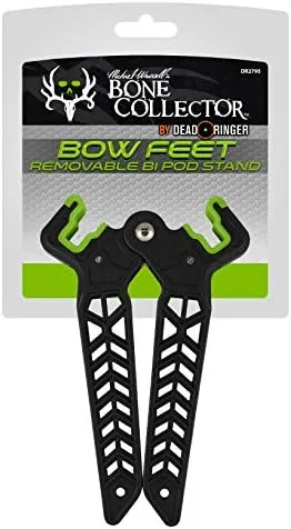 Dead Ringer Bow Feet/Bow Stand, Removable Bipod Stand for Added Stability When Archery Hunting