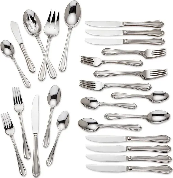 Gorham 846854 Melon Bud Frosted 45-piece Flatware Set