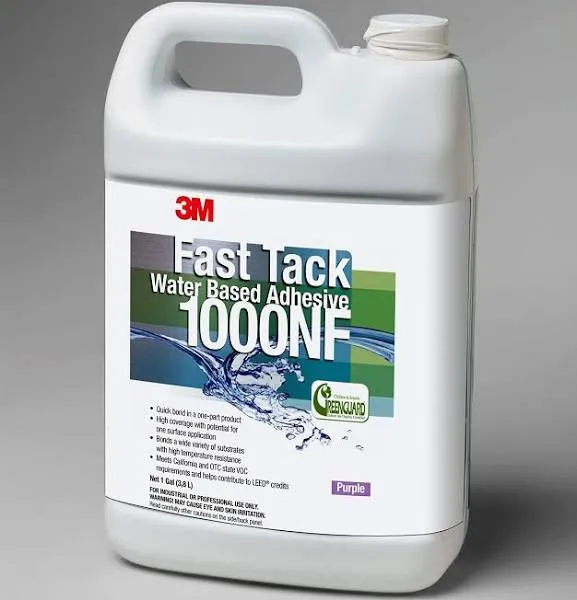 3M 1000NF Fast Tack Water Based Adhesive