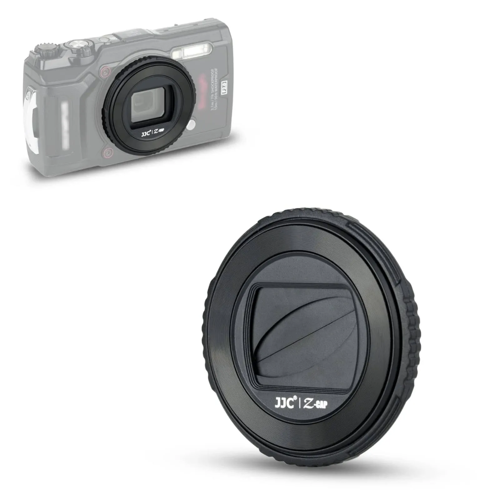 JJC Lens Cap Cover Protector for Olympus TG-6 TG6 TG-5 TG5 TG-4 TG4 TG