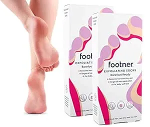 Footner Exfoliating Socks 1 Pair 2 Pack